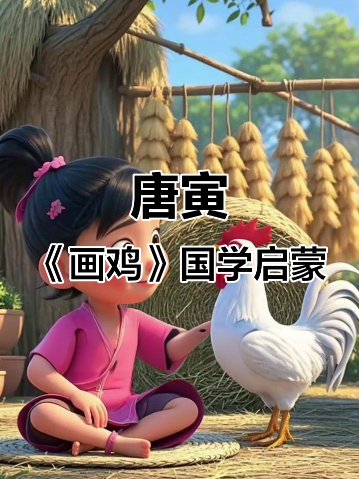 古诗启蒙:让孩子爱上唐寅的《画鸡》