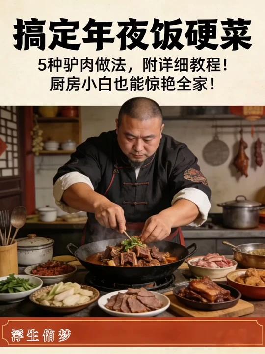 驴肉高阶玩家|解锁5种惊艳吃法