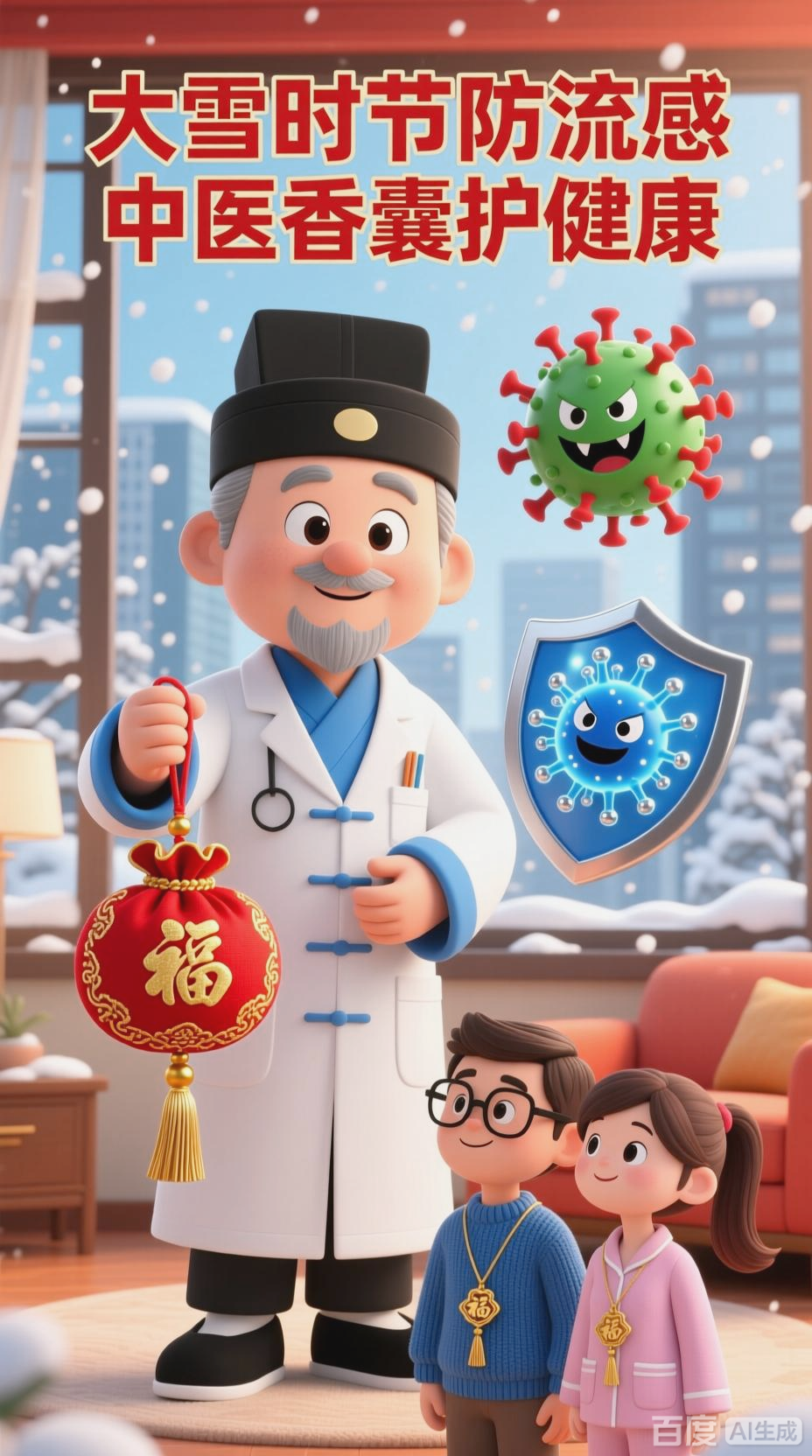 大雪防流感，中药香囊来助力