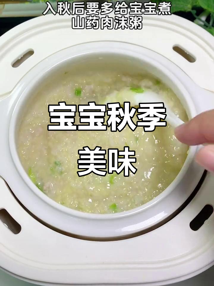 秋季宝宝最爱,山药肉粥软糯营养,助消化超好!