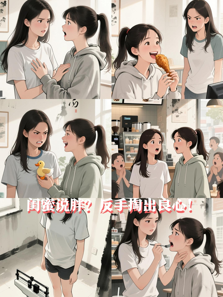 被闺蜜吐槽脸大，她当场掏出“良心”对质笑翻全场