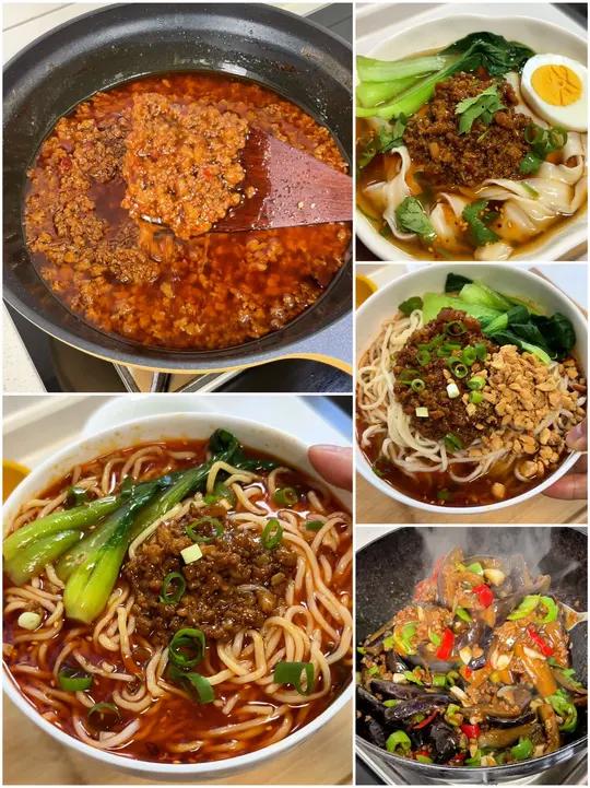 炒一锅万能肉酱 解锁N种花样吃法 可以拌饭拌面拌米线,汤面米线汤河粉,还可以做各种肉末炒菜