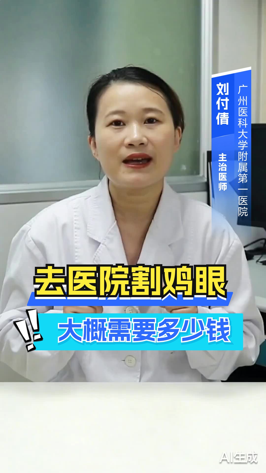去医院割鸡眼大概需要多少钱