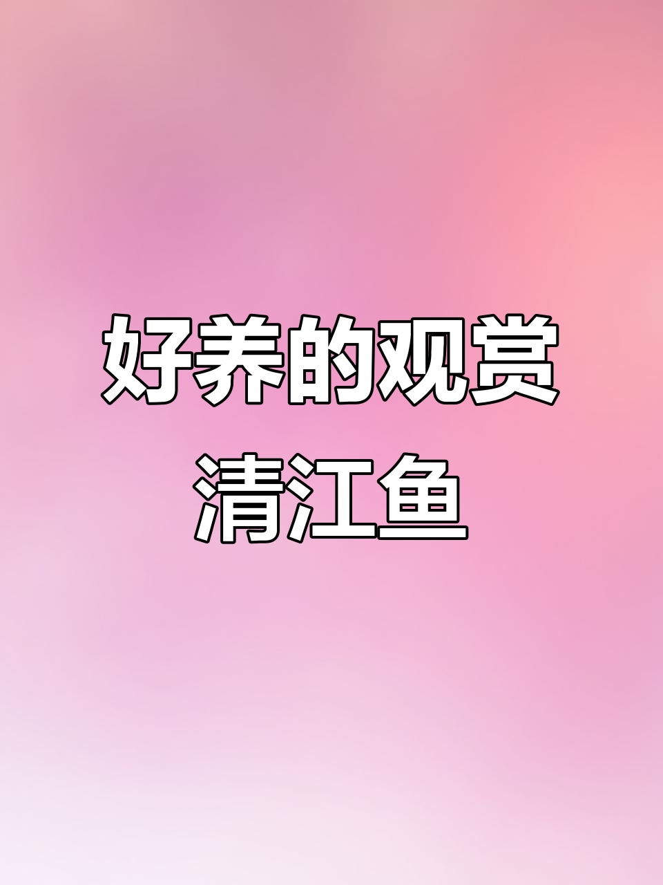 国内常见清江鱼,超好养!小水塘就能搞定