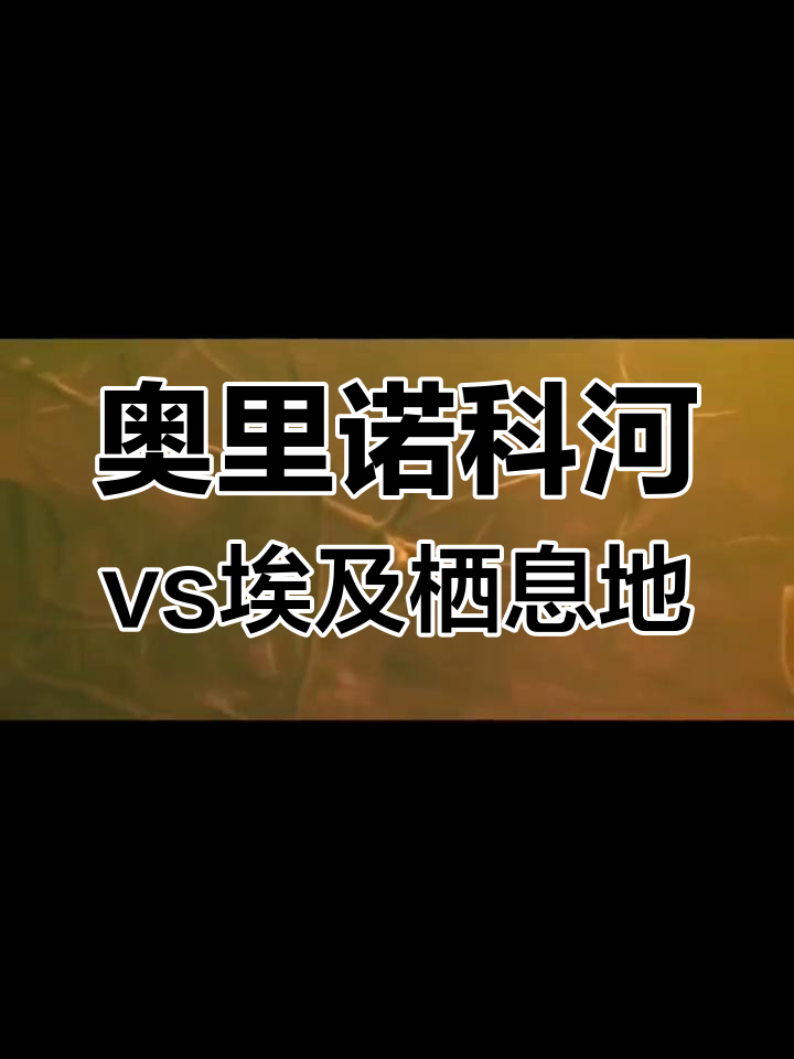 奥里诺科河与埃及兄弟河水对比,黄水还是清水更适合养埃及?