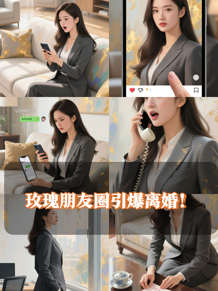 老公晒玫瑰朋友圈忘屏蔽前女友，老婆的反击绝了！