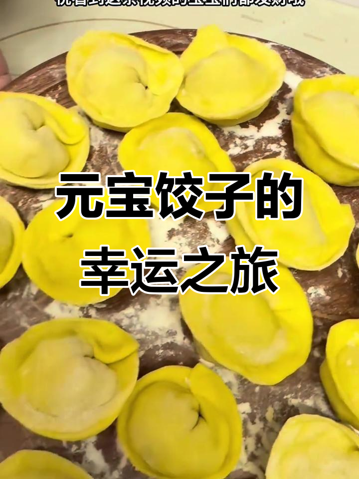 2025年首餐，金元宝饺子带来好运与财富！