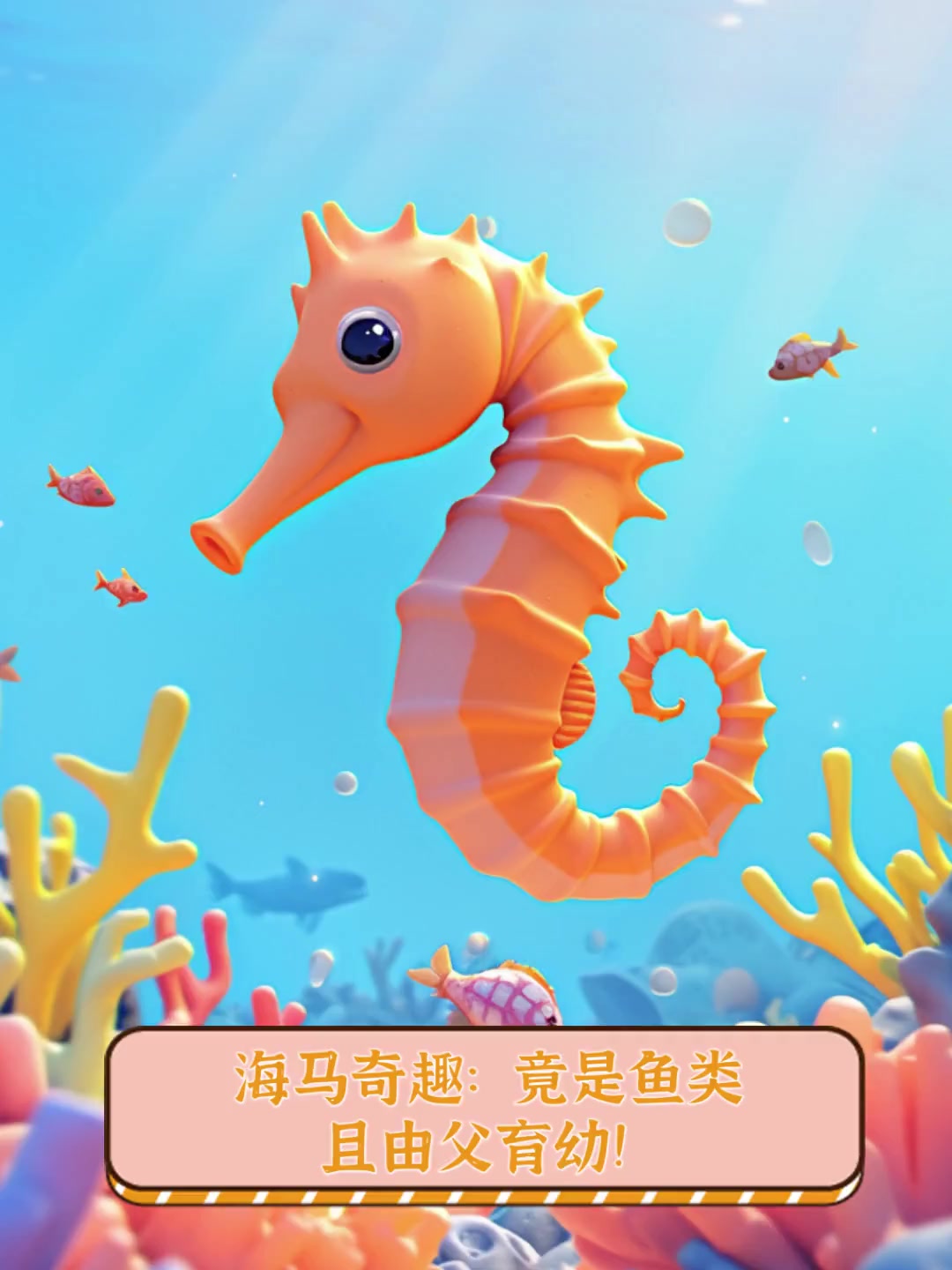 海马奇趣:竟是鱼类,且由父育幼!