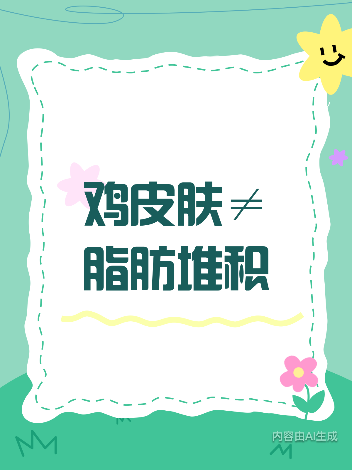 鸡皮肤?别误解,脂肪真相在此!