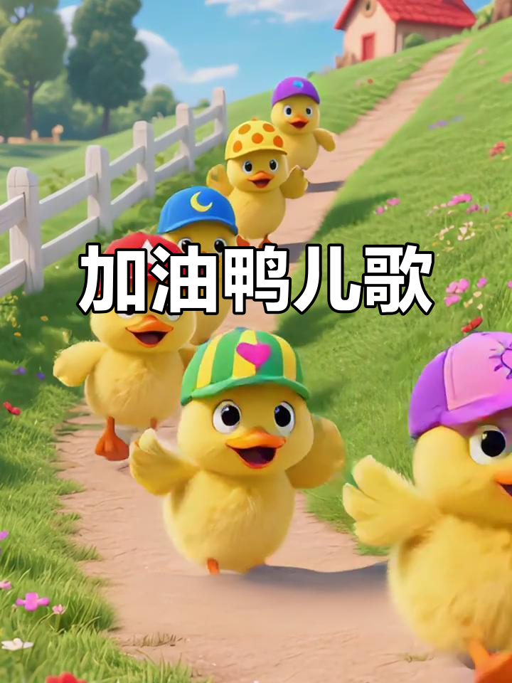 儿童早教儿歌:加油鸭,一起唱起来!