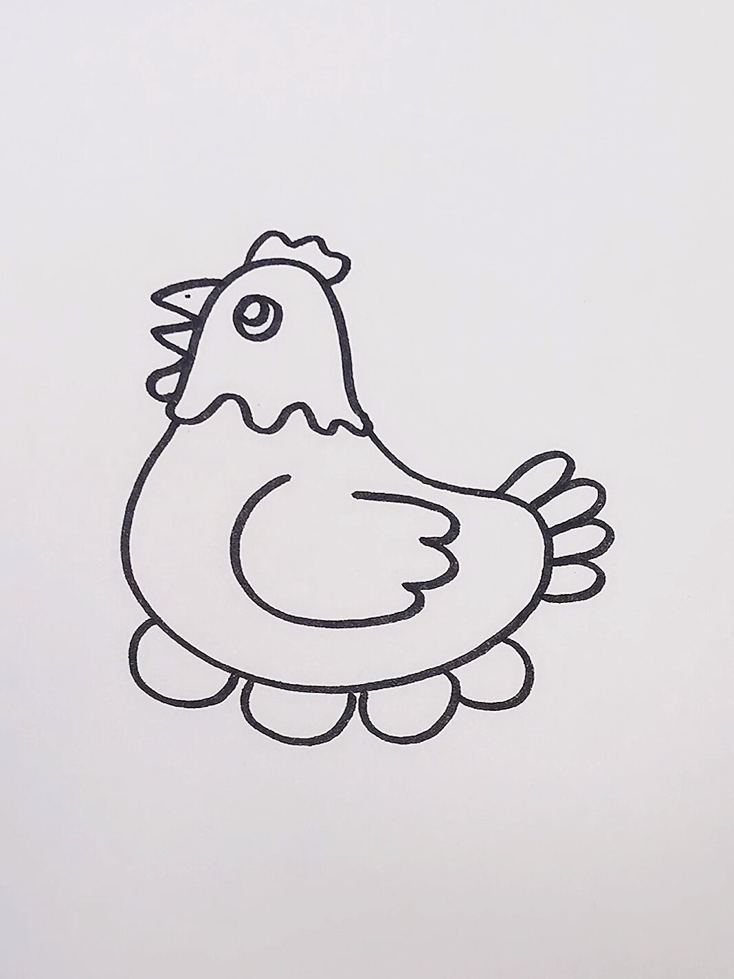 老母鸡下蛋喔喔喔～