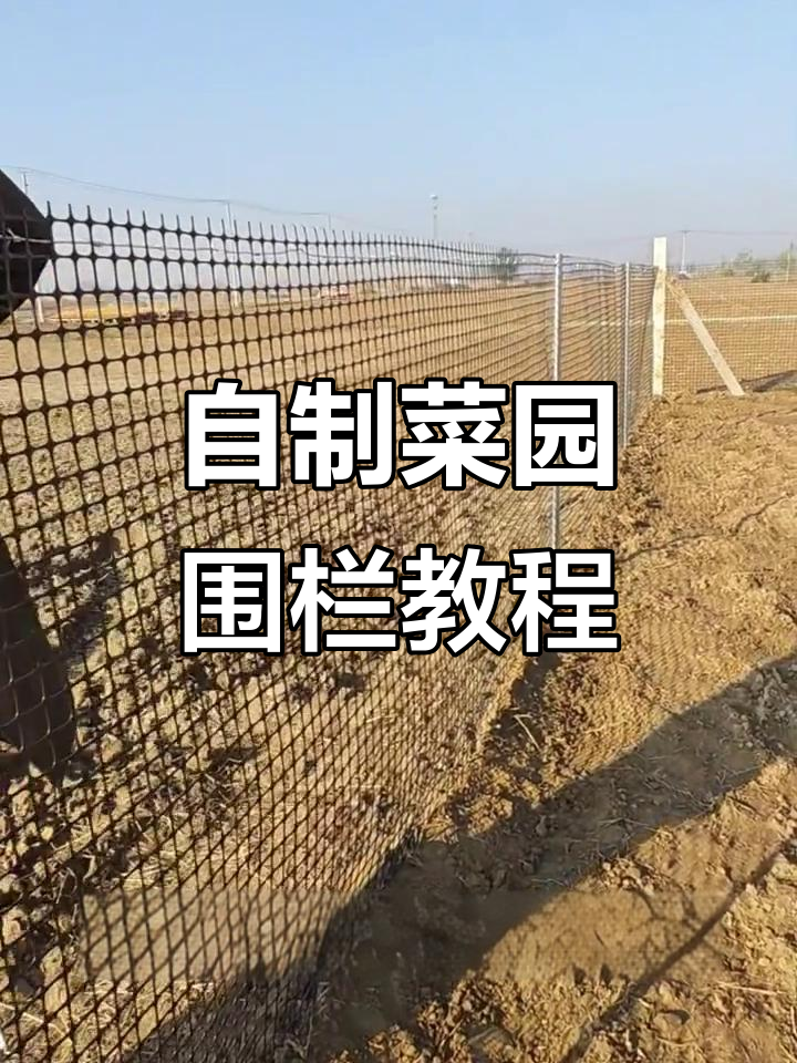 家庭菜园围栏搭建全攻略,简单又稳固