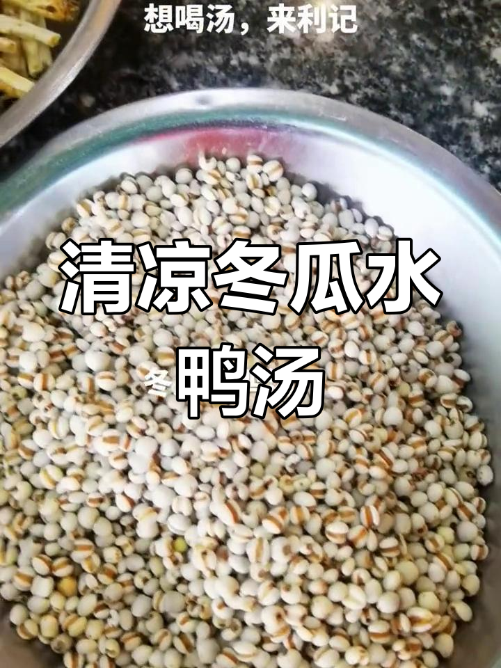 冬瓜水鸭汤,消暑解热的绝佳选择