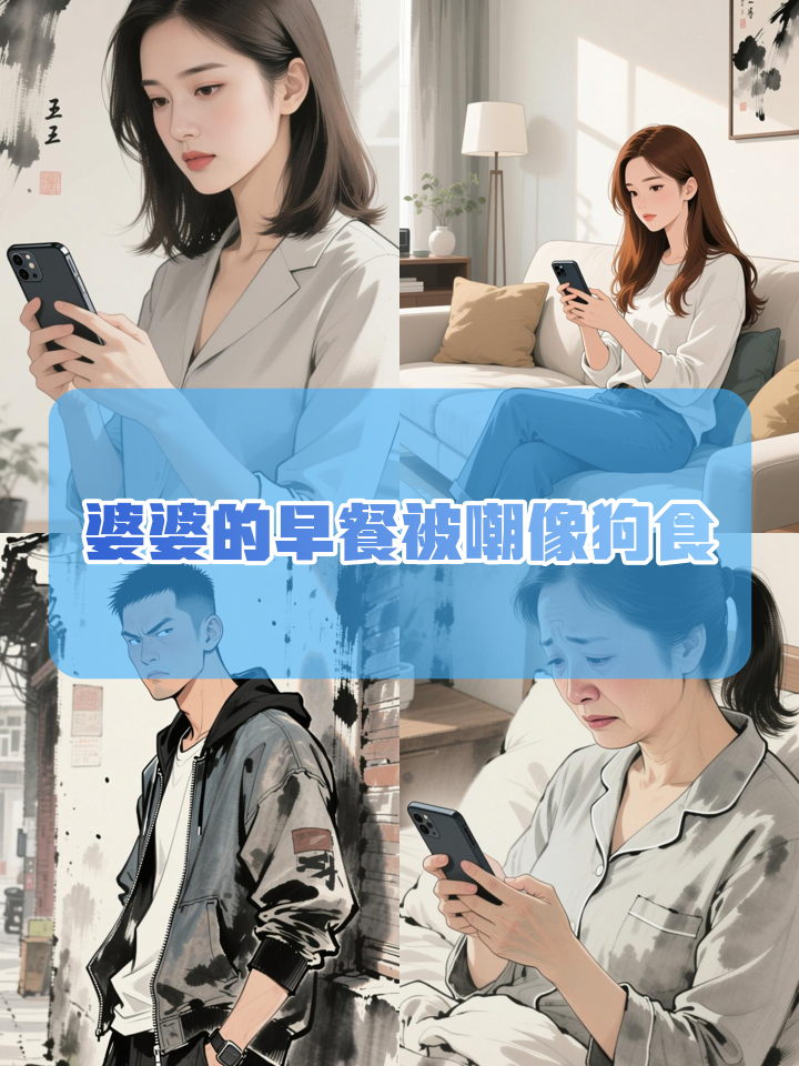 河南媳妇晒婆婆做的早餐，朋友圈火了，网友：像狗食盆，食欲全无