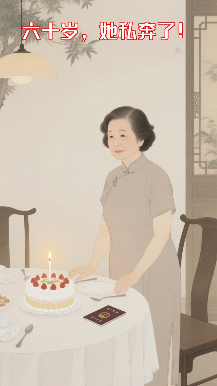 六十岁生日当天，她扔下退休蛋糕直奔机场