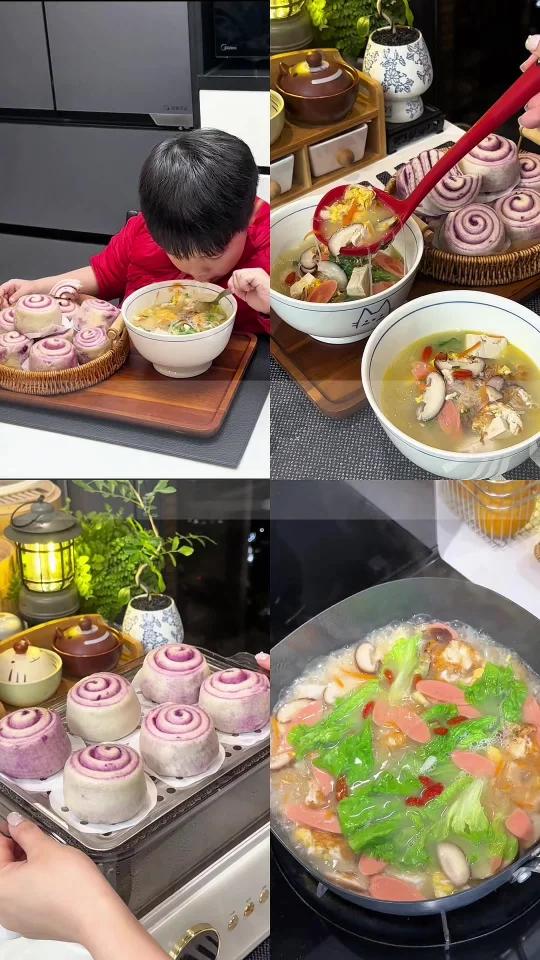 家里有娃的晚餐可以这样吃中式养胃馒头