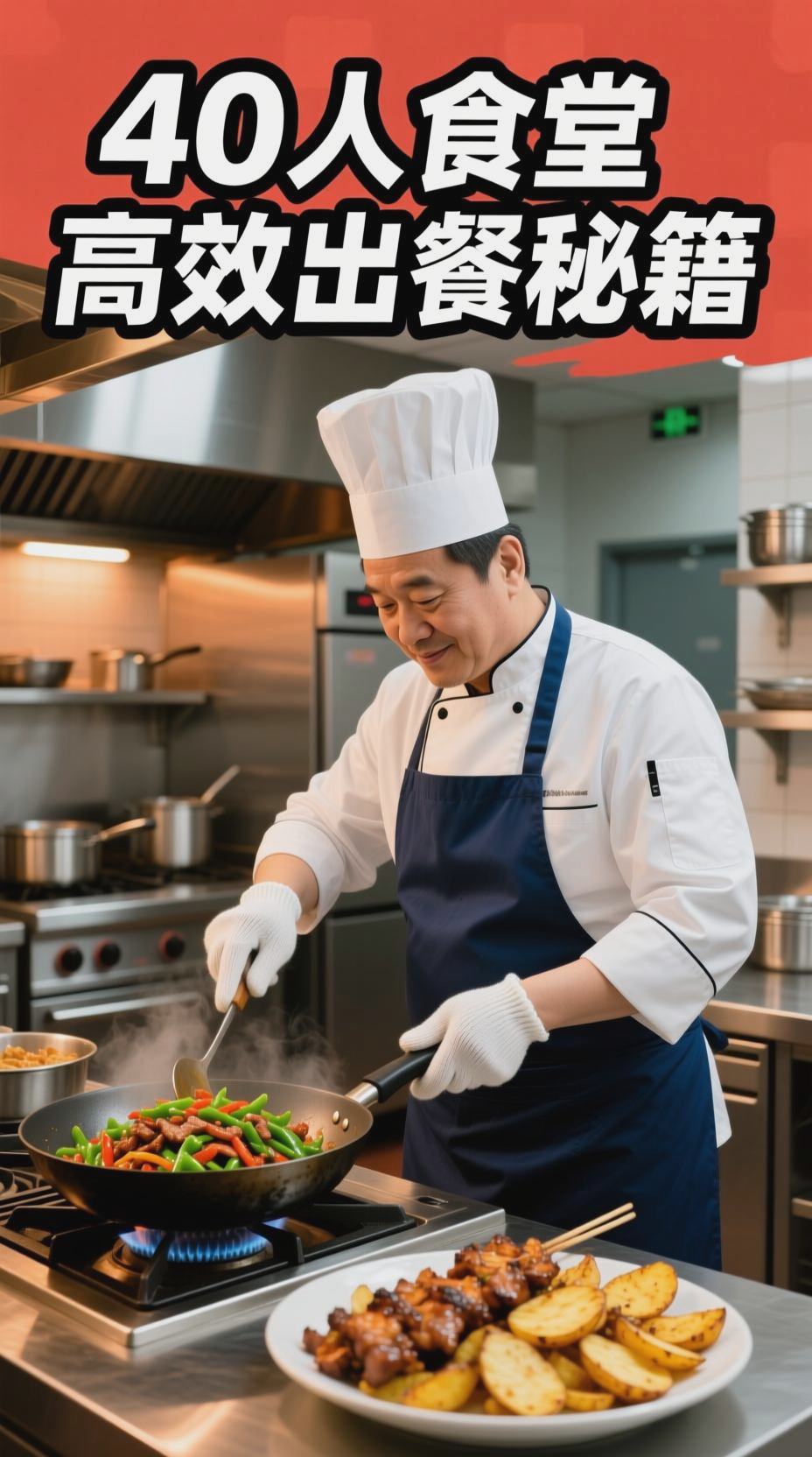 公司食堂两菜一汤制作揭秘