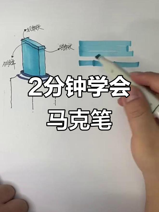 马克笔入门技巧:从简笔画到设计手绘