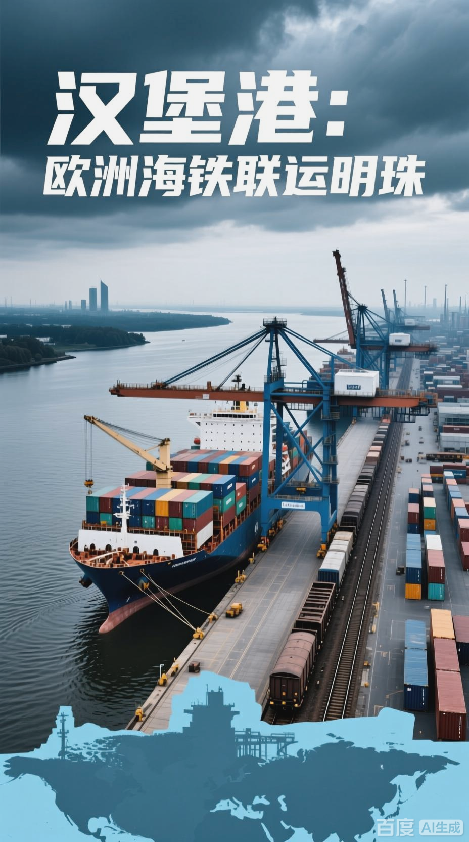 德国汉堡港:港口事业的璀璨明珠
