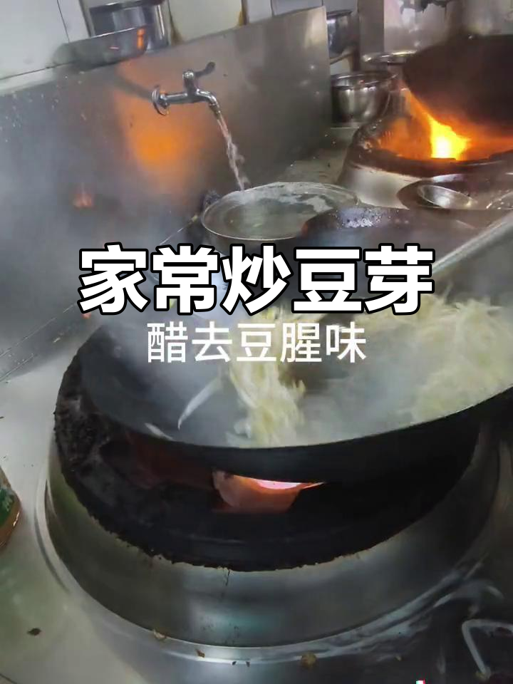 炒豆芽,家常味十足!简单又美味的一道便饭