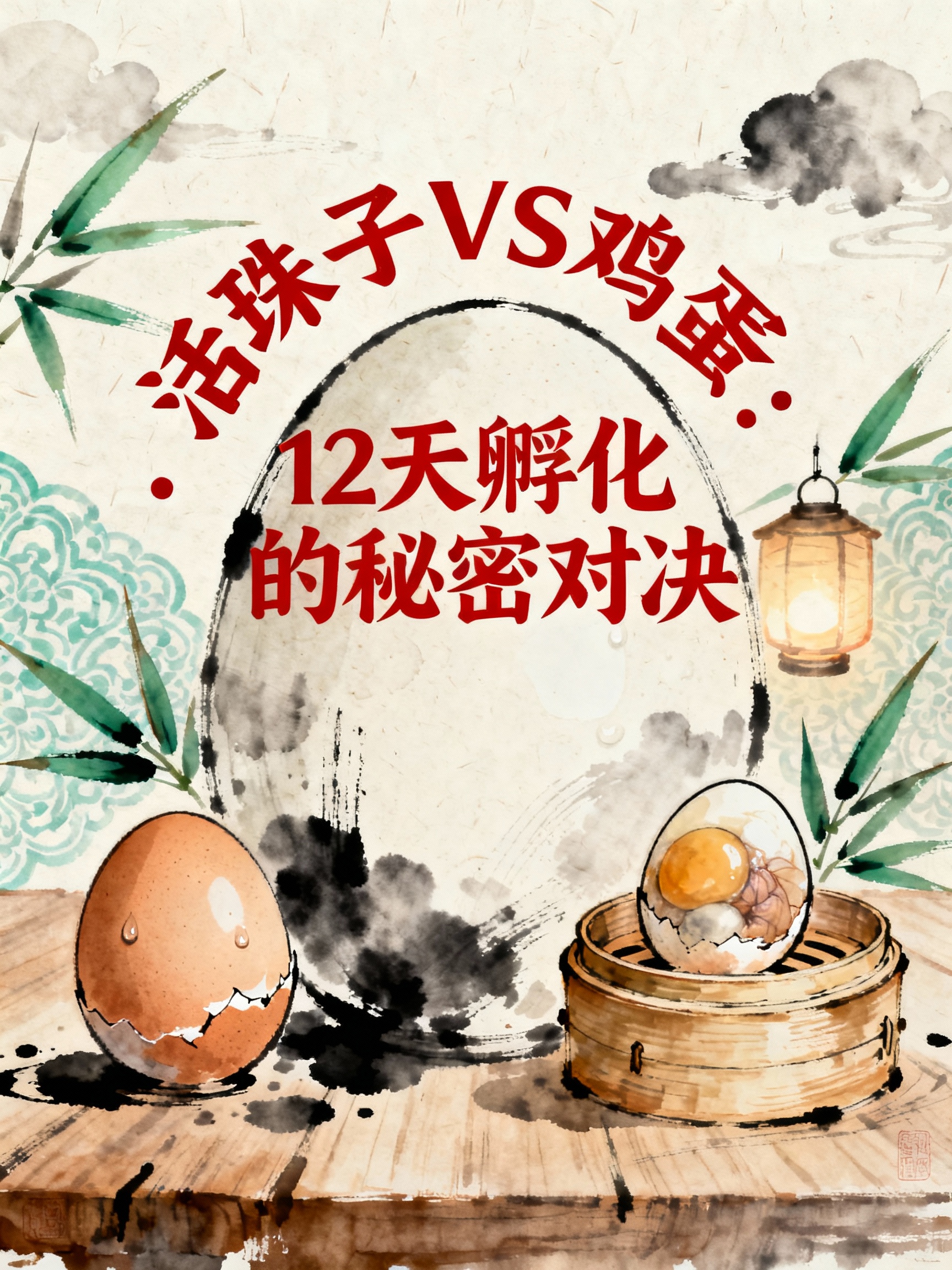 活珠子vs鸡蛋：12天孵化的秘密对决