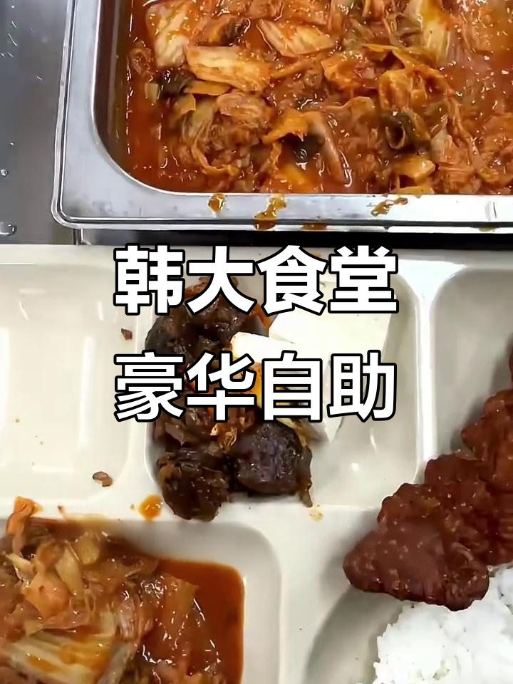 韩国大学食堂4500块自助午餐,混搭风格让人眼花缭乱