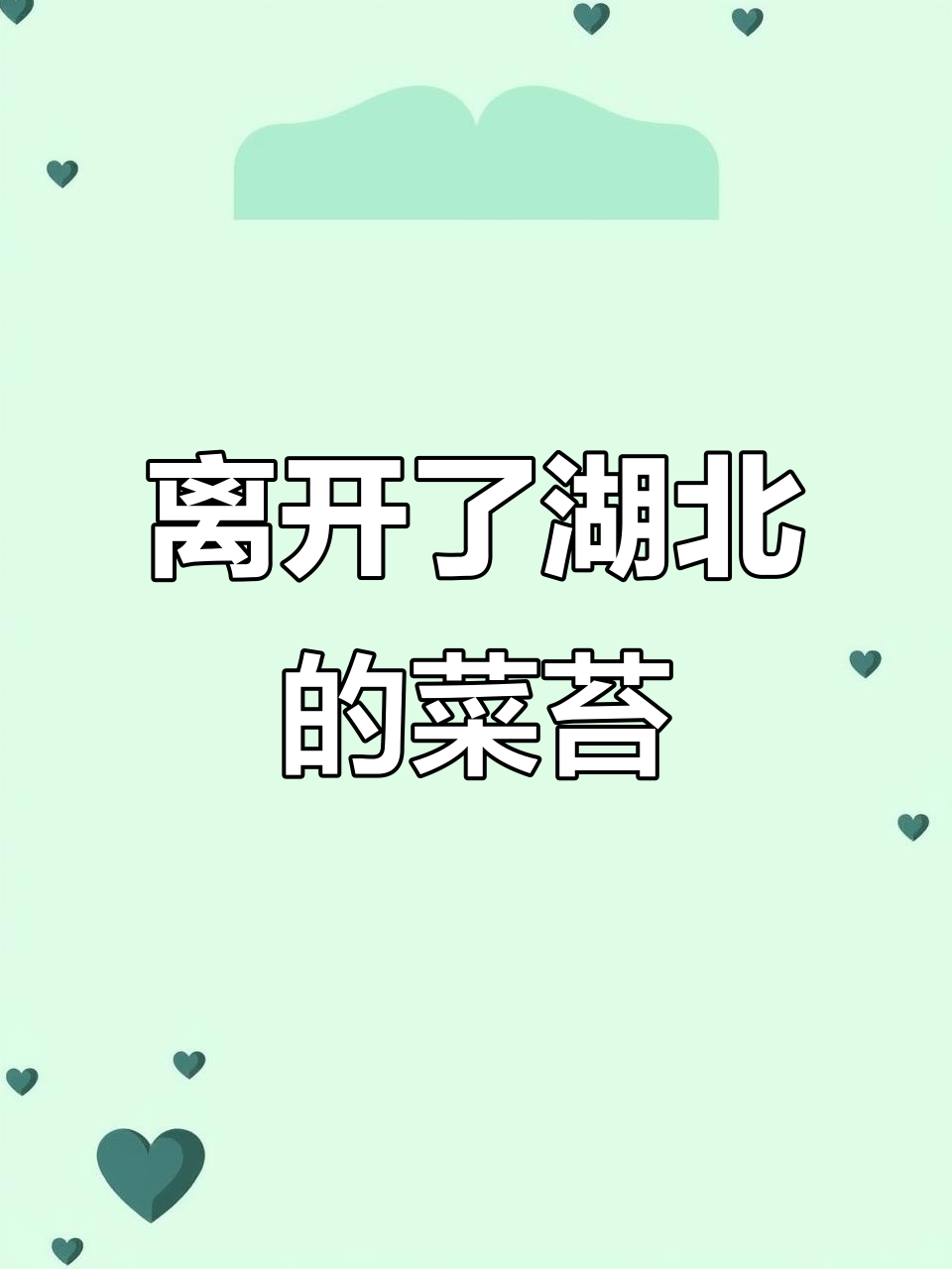 离开湖北,洪山菜苔不再那么清脆甘甜