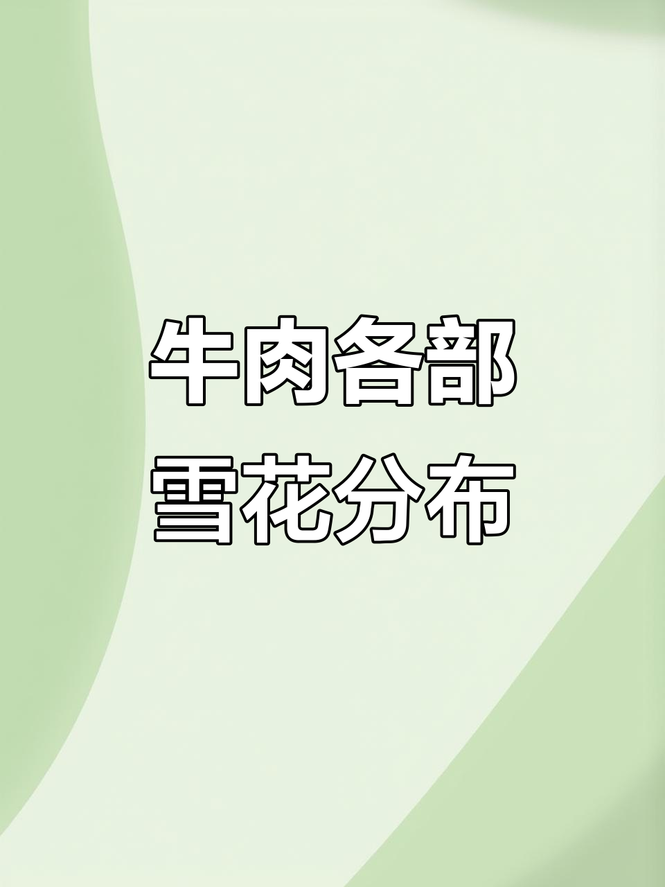 牛肉不同部位雪花分布揭秘,潮汕风味全解析