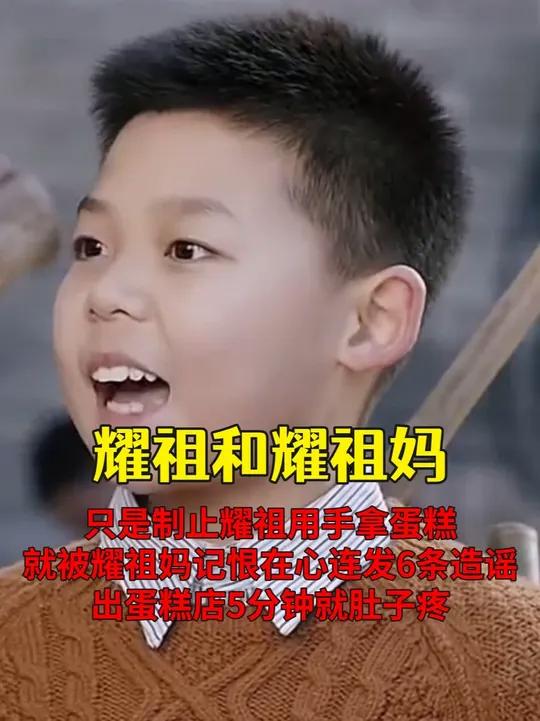 只是制止耀祖用手拿蛋糕,就被耀祖妈记恨在心连发6条造谣