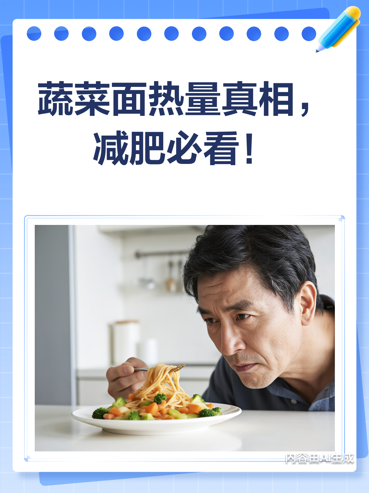 蔬菜面热量迷局,专家一次说清