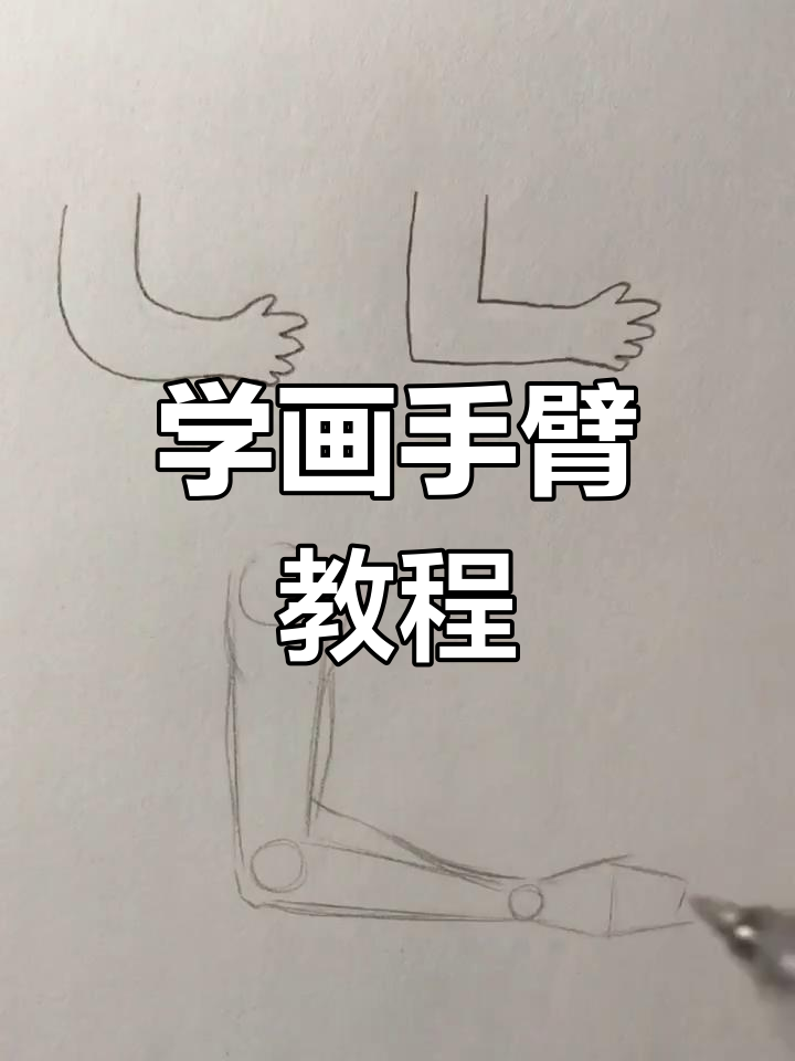 画手臂的技巧与细节,掌握肌肉变化