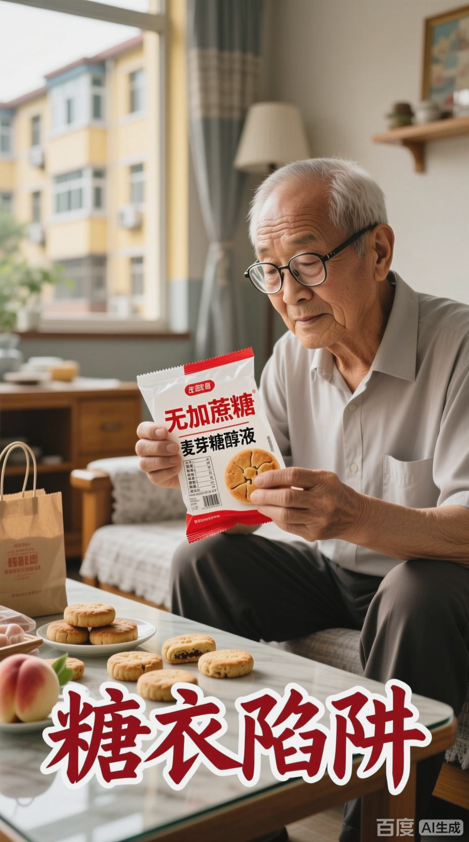 无糖食品陷阱,高血糖患者需警惕