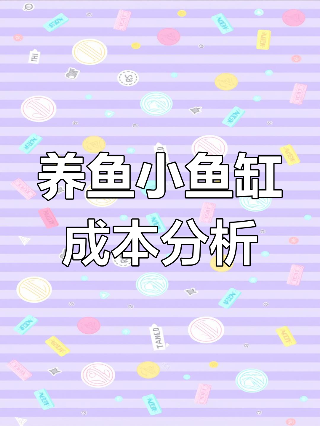 打造一个养孔雀鱼的小鱼缸需要多少钱?