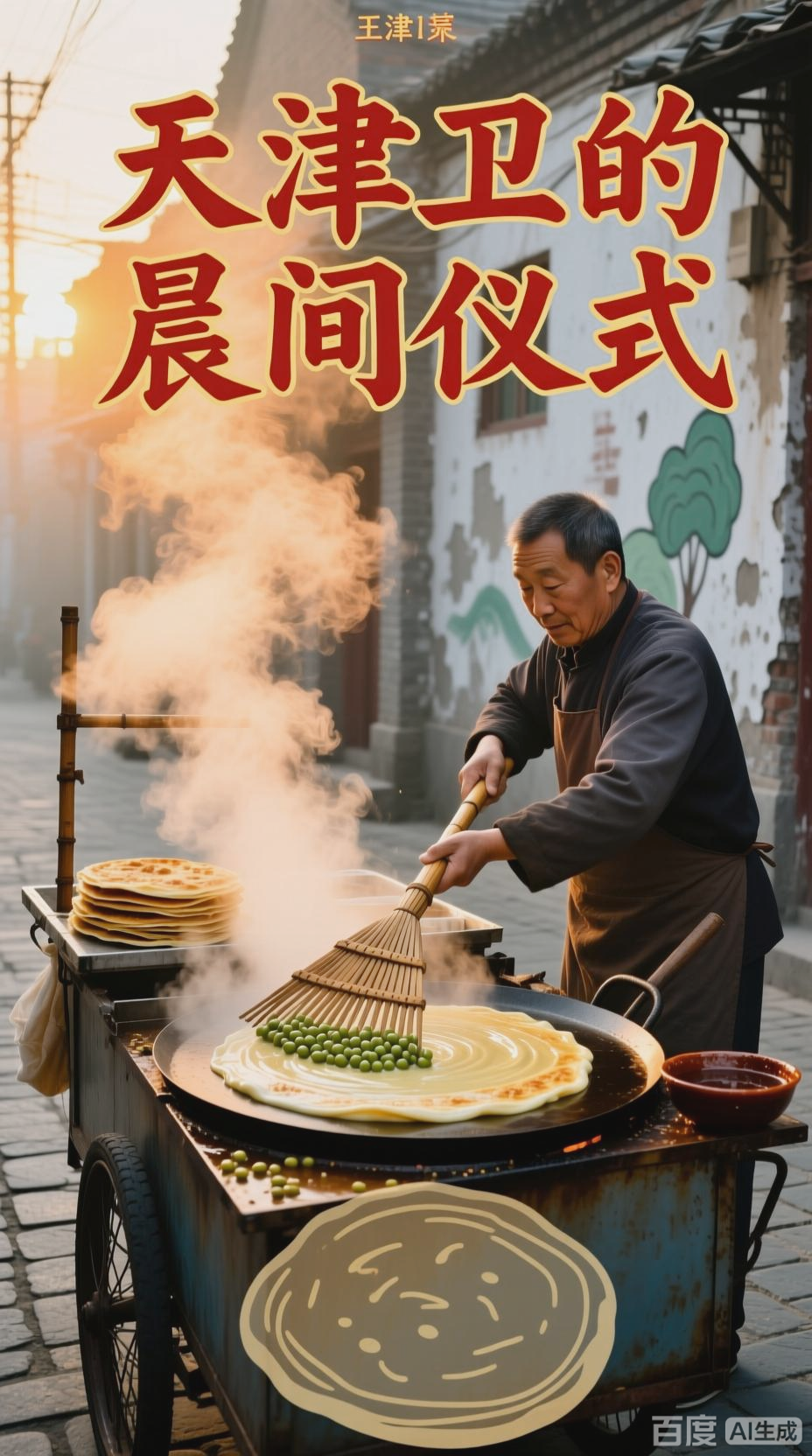 清晨的烟火气——天津煎饼馃子