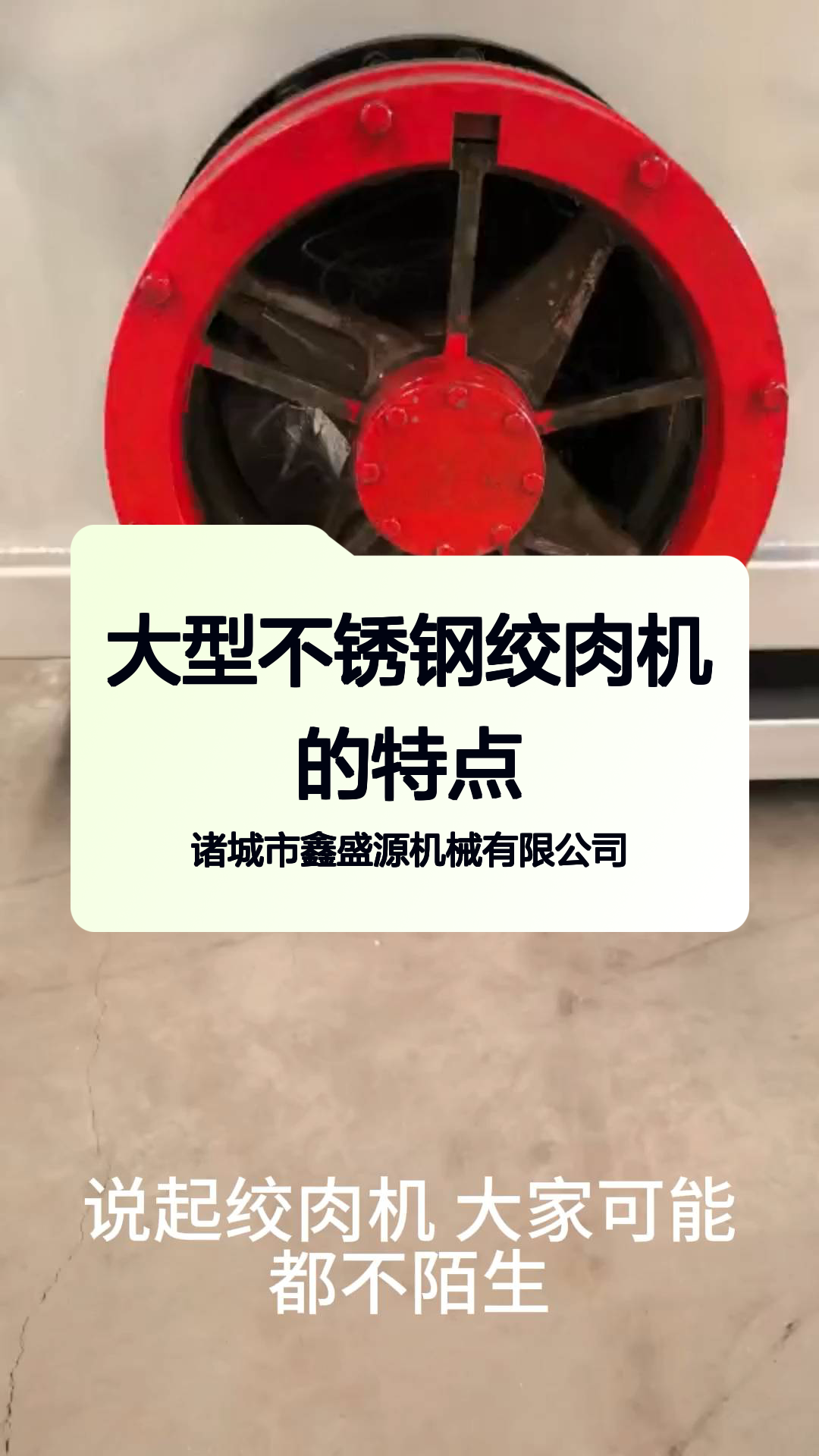 大型不锈钢绞肉机的特点