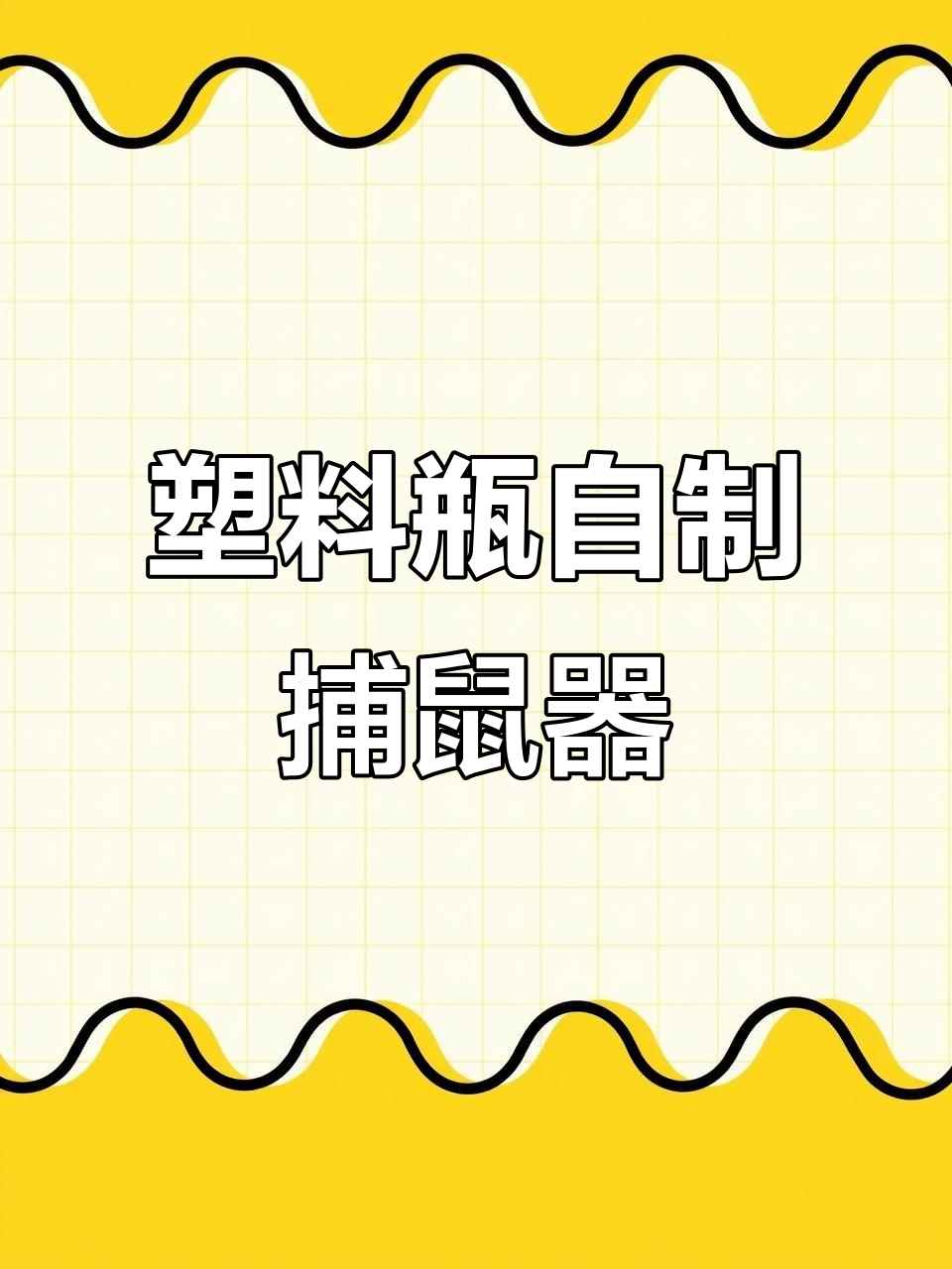用矿泉水瓶做抓鼠神器,简单又实用