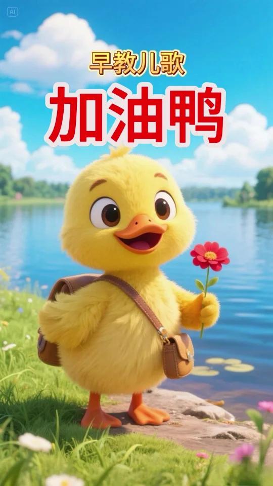 早教益智儿歌《加油鸭》100首启蒙之21