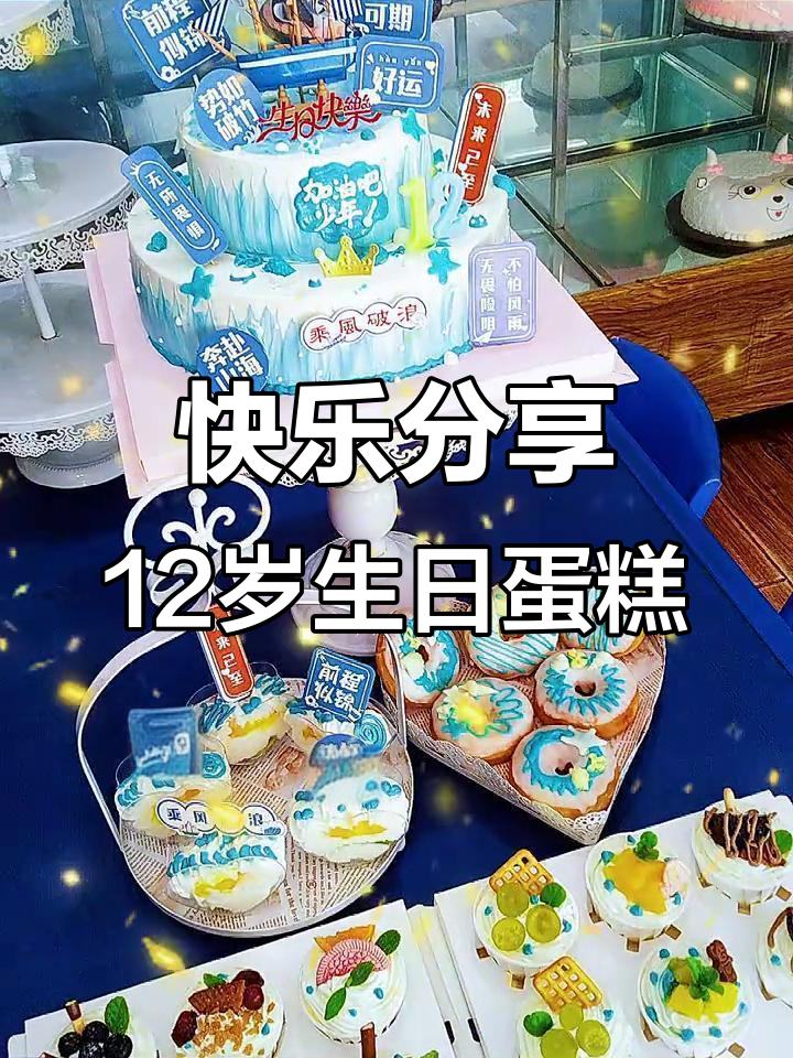 12岁帆船蛋糕与梦想起航,未来无限可能