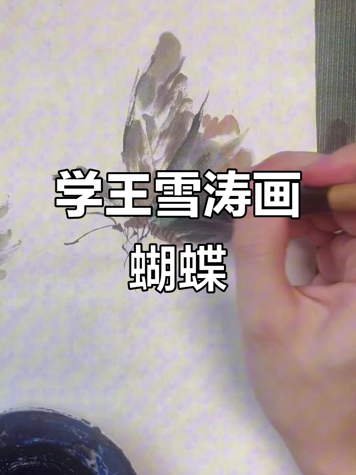 王雪涛写意蝴蝶画法全解析,轻松掌握国画技巧