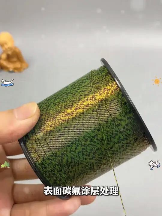 德国进口斑点鱼线五百米才九块九,入水快拉力强耐磨损 渔具用品好物推荐好货推荐