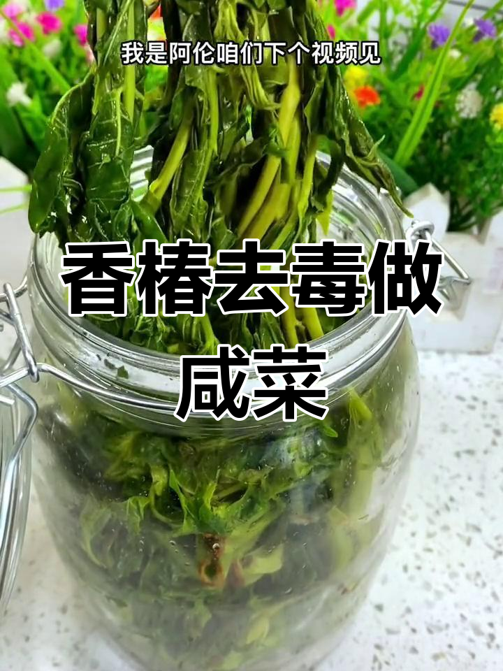 香椿做法大揭秘,轻松去除亚硝酸盐,做出美味小咸菜