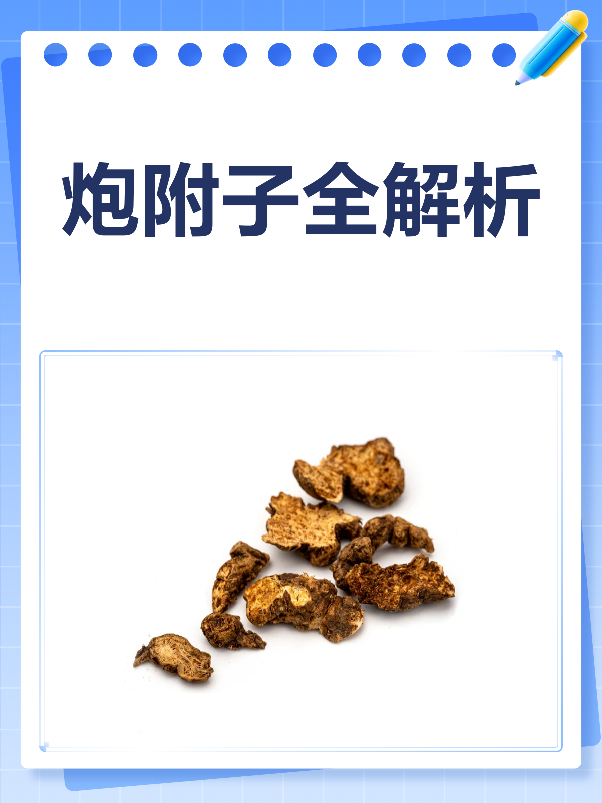 炮附子详解:功效、使用方法与注意事项