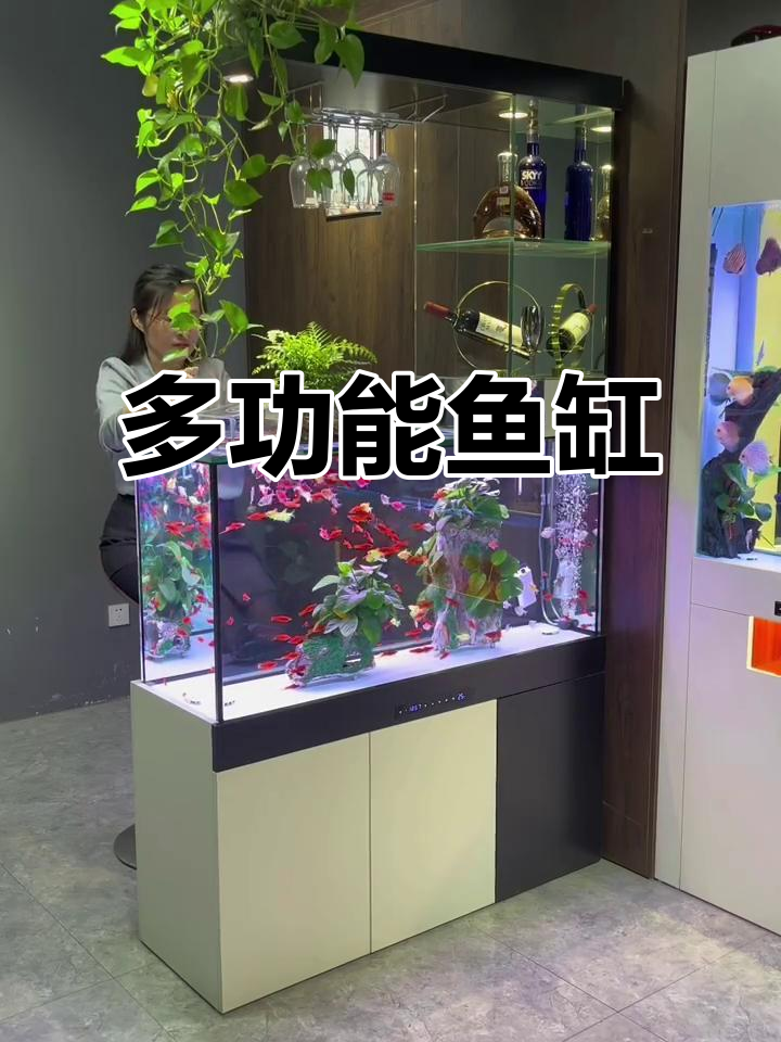 鱼缸不仅是养鱼的,还能当酒柜、装饰空间,解压又实用