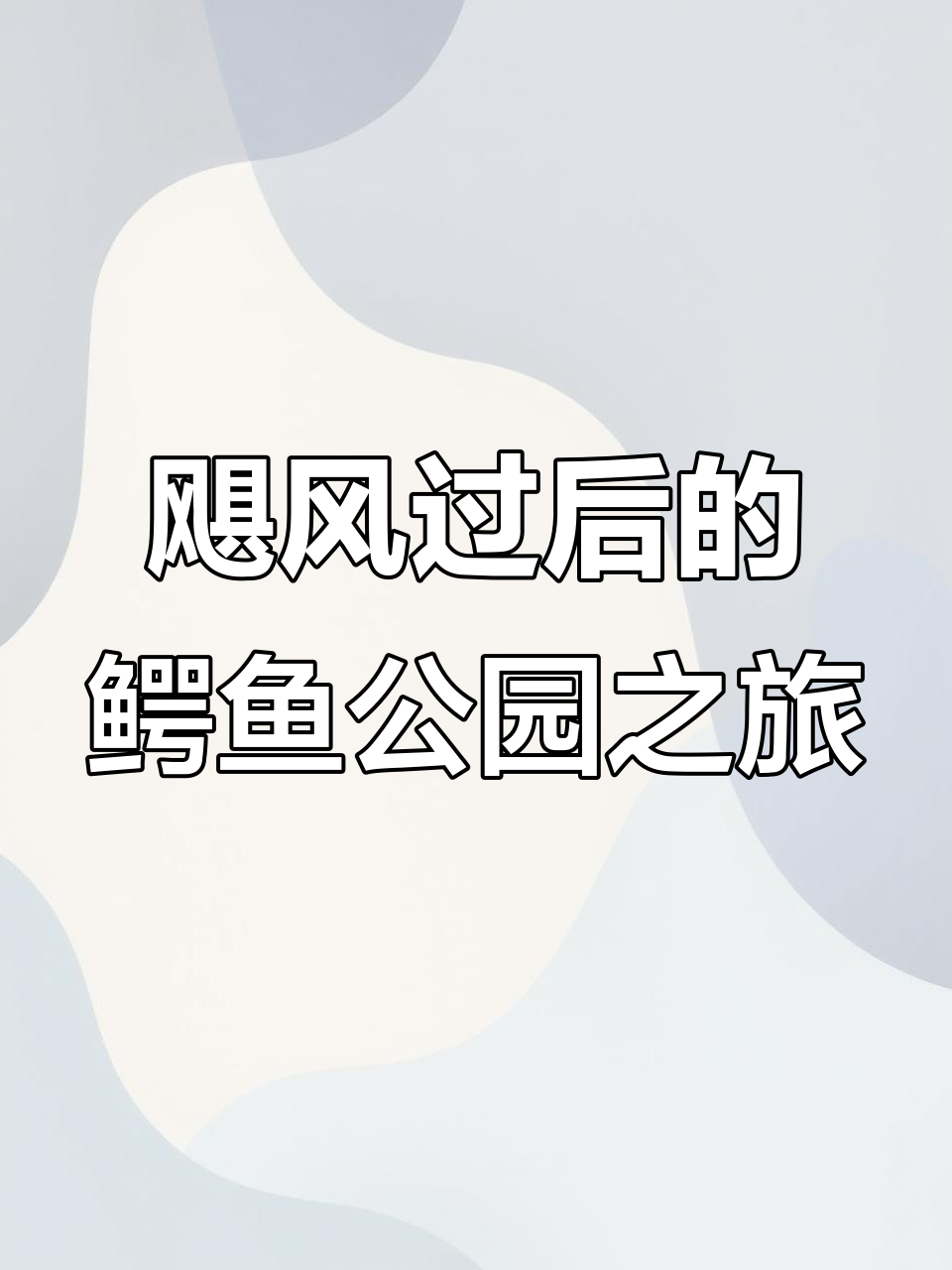 飓风后逛鳄鱼公园，体验五公里徒步与美丽风景
