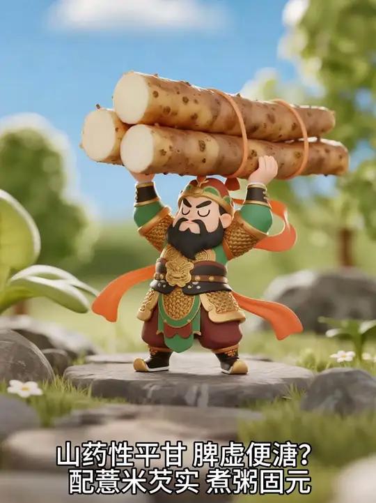 脾虚便溏?山药性平甘,配薏米芡实,煮粥固元。