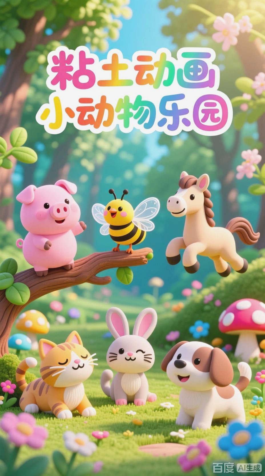 动物儿歌粘土动画