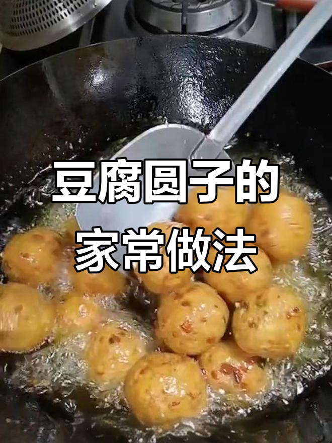 豆腐圆子两种做法,炸蒸皆宜!外酥内嫩超有味