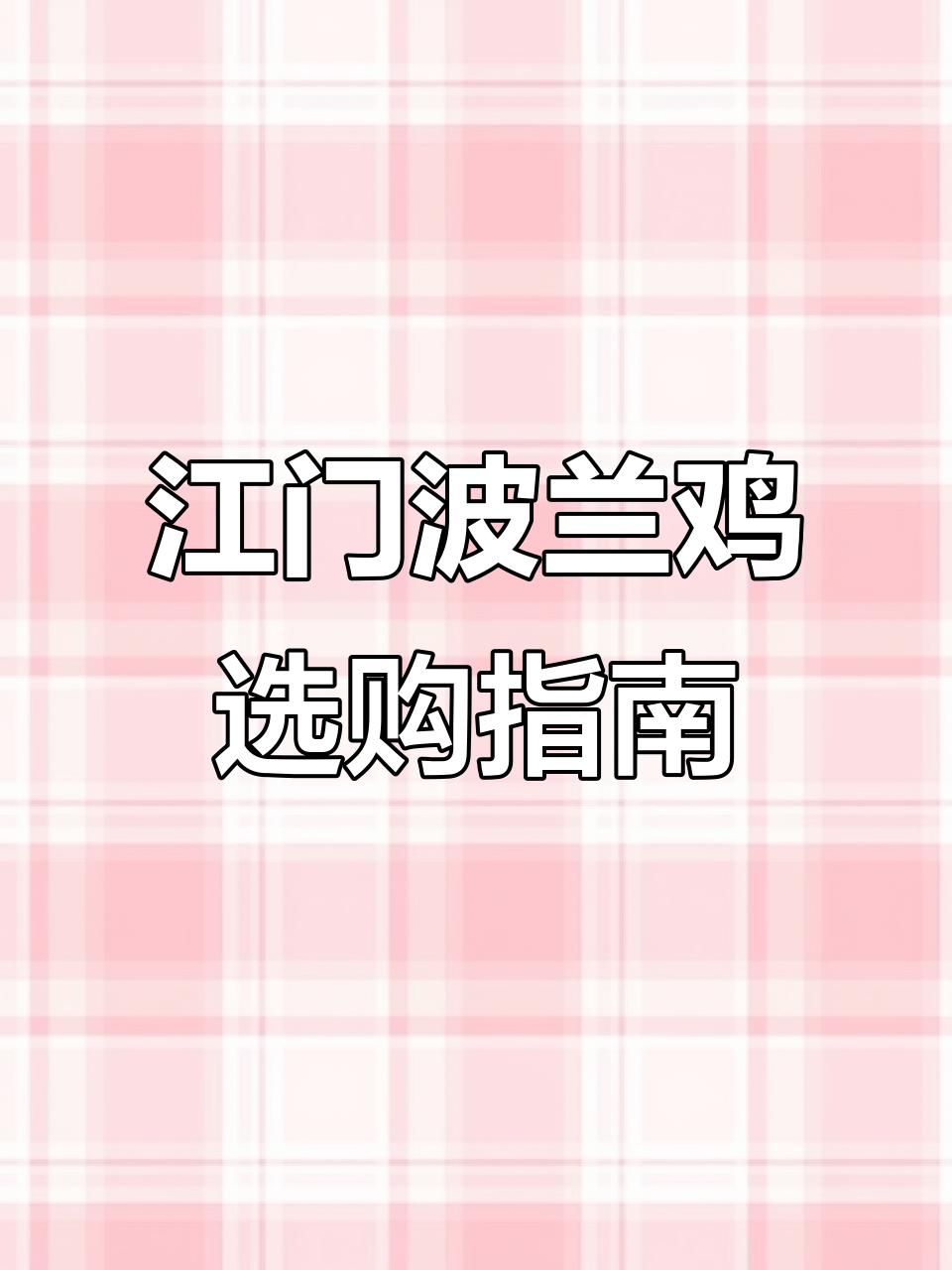 江门市波兰鸡品种与特征全解析,如何挑选优质塞拉玛观赏鸡