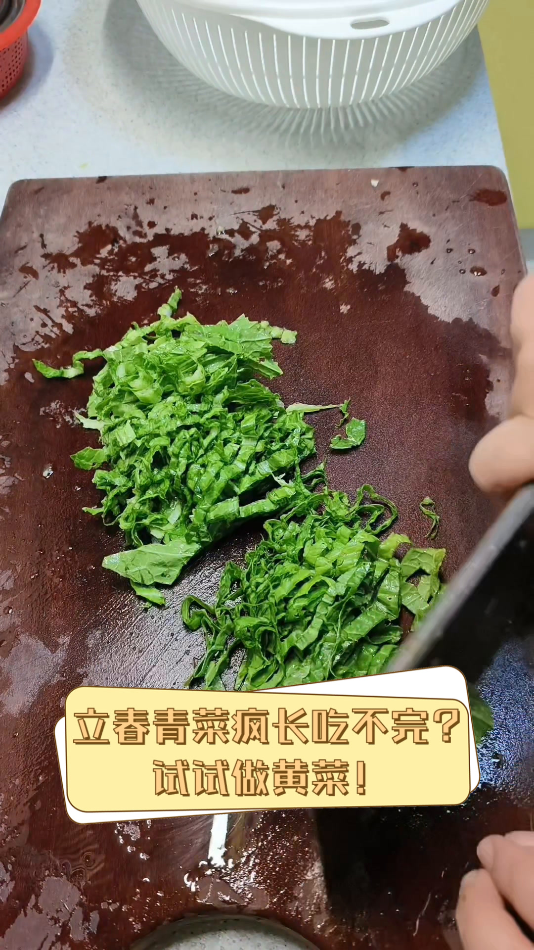 立春青菜疯长吃不完?试试做黄菜!