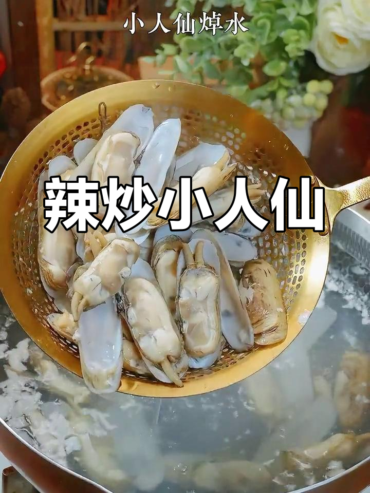 夏日清爽辣炒小人仙,开胃又下饭